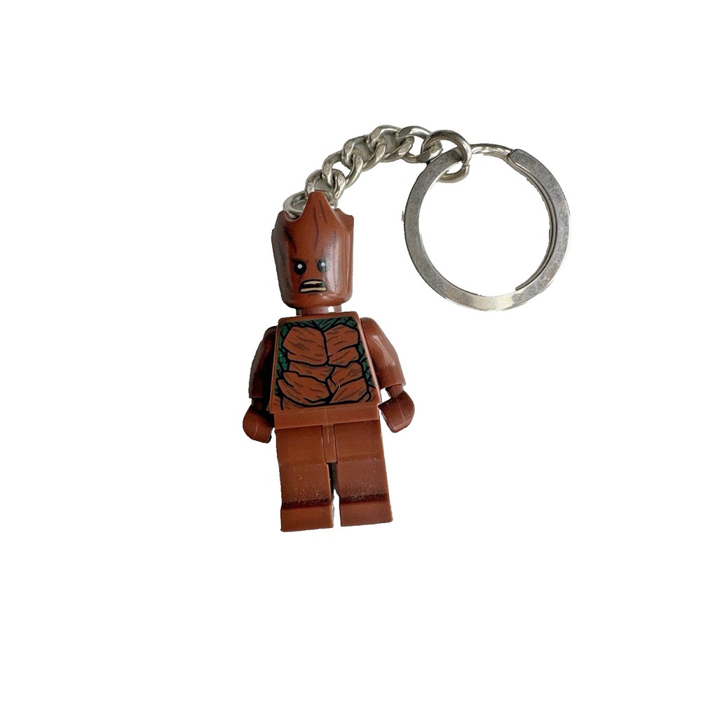 LEGO Marvel Groot Keychain Minifigure Guardians of the Galaxy Super Heroes
